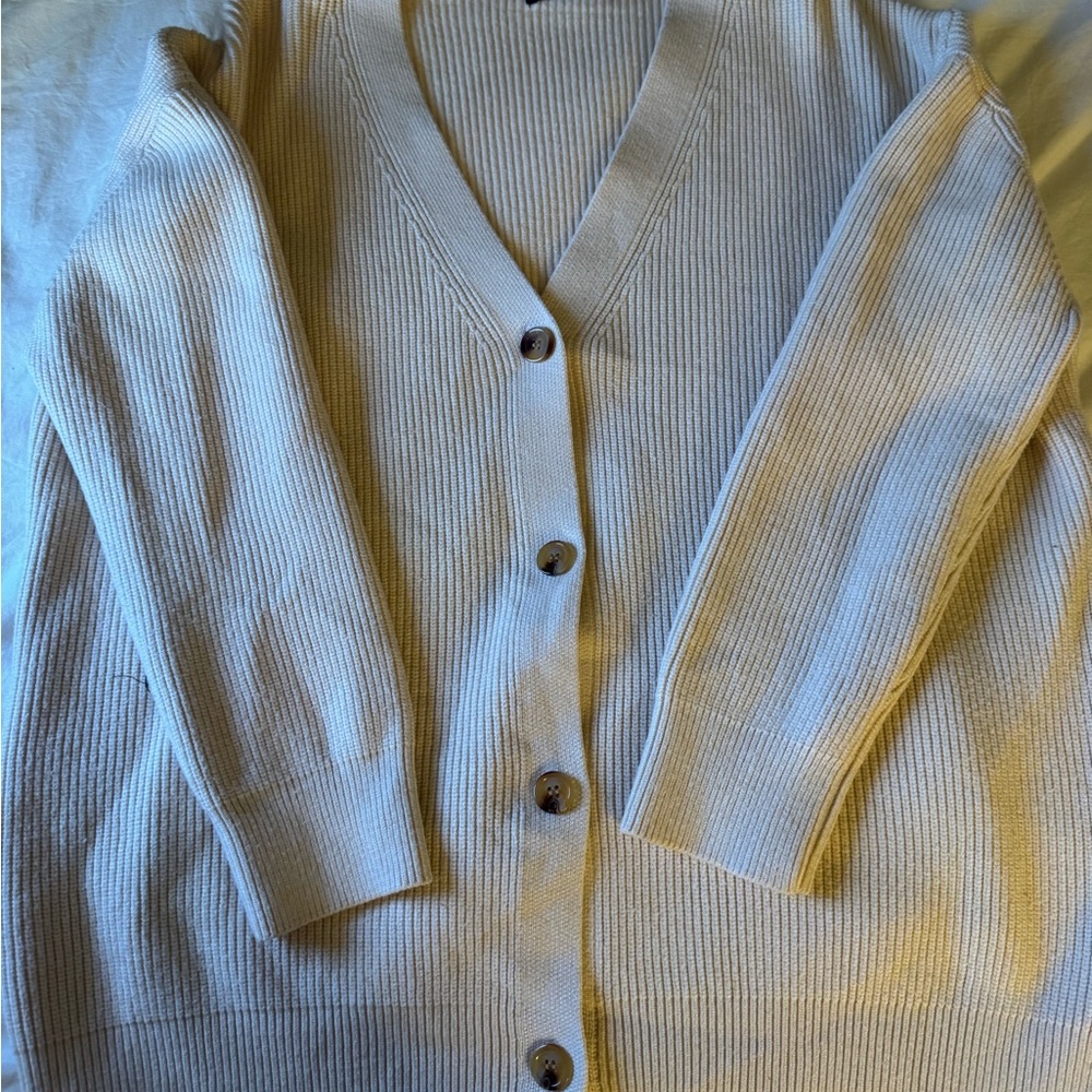 Women's Ribbed Cardigan Sweater